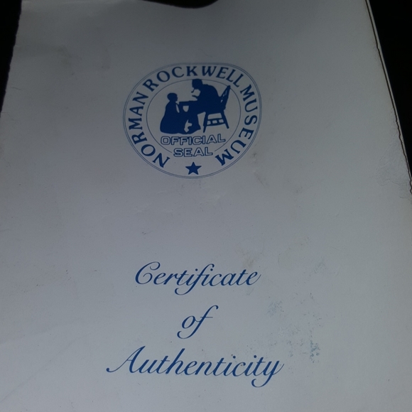 Norman Rockwell  authentic figurine statue collect - Picture 4 of 6